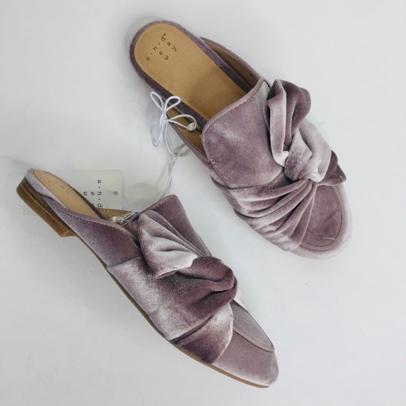 a new day Shoes - A New Day Holland knot velvet slipper mules